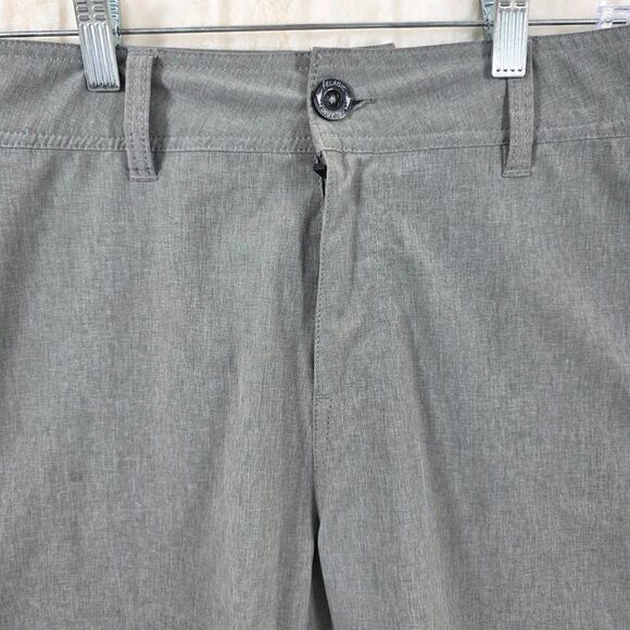 Pelagic Men's High Performance Deep Sea Hybrid Fishing Shorts Light Gray Size 34 - Picture 3 of 16